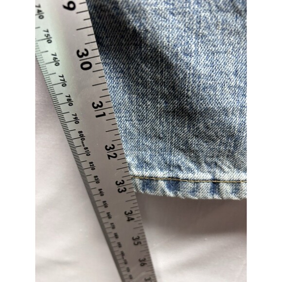 Lee Relaxed Fit Jeans Men's 42 X 34 Blue Denim Light Wash Broken In - Picture 9 of 12